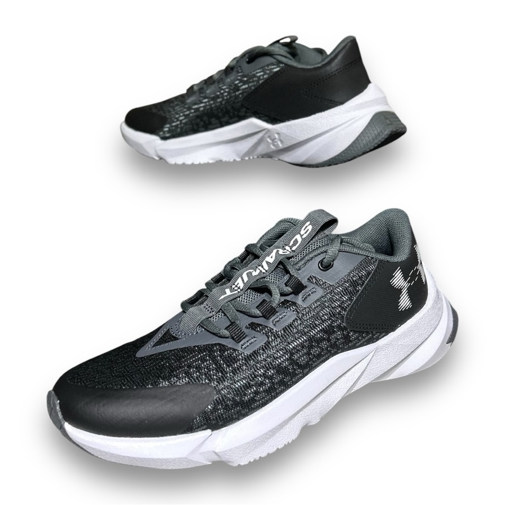 New Under Armour Scramjet 5 Boys Pre School Alternate Closure Running Shoe Sz 5Y